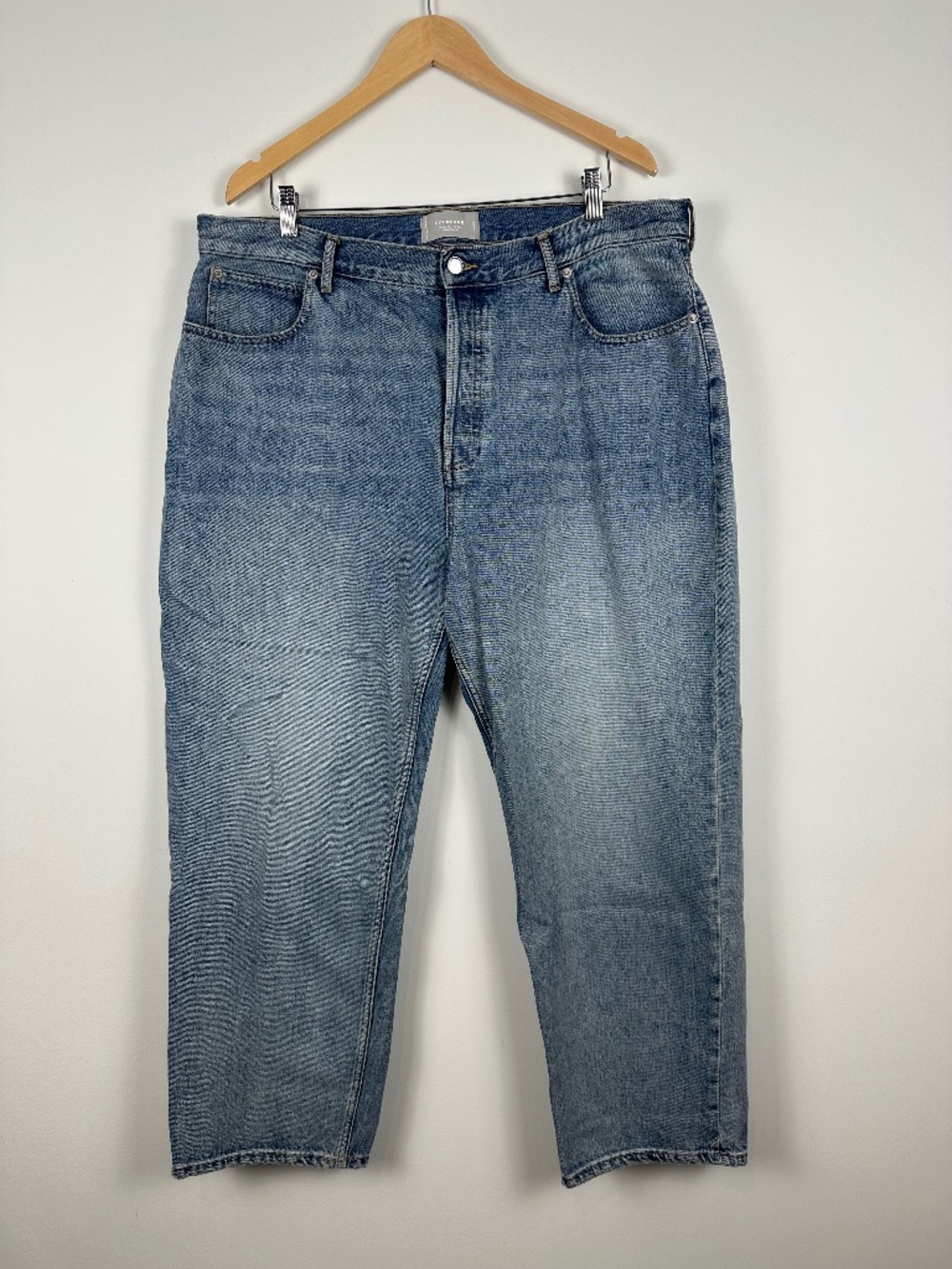Everlane The 90s Way-High Straight Leg Jeans 34 Long Organic Cotton